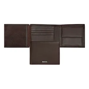 HUGO BOSS HLN403Y - Money wallet with flap Classic Smooth Brown
