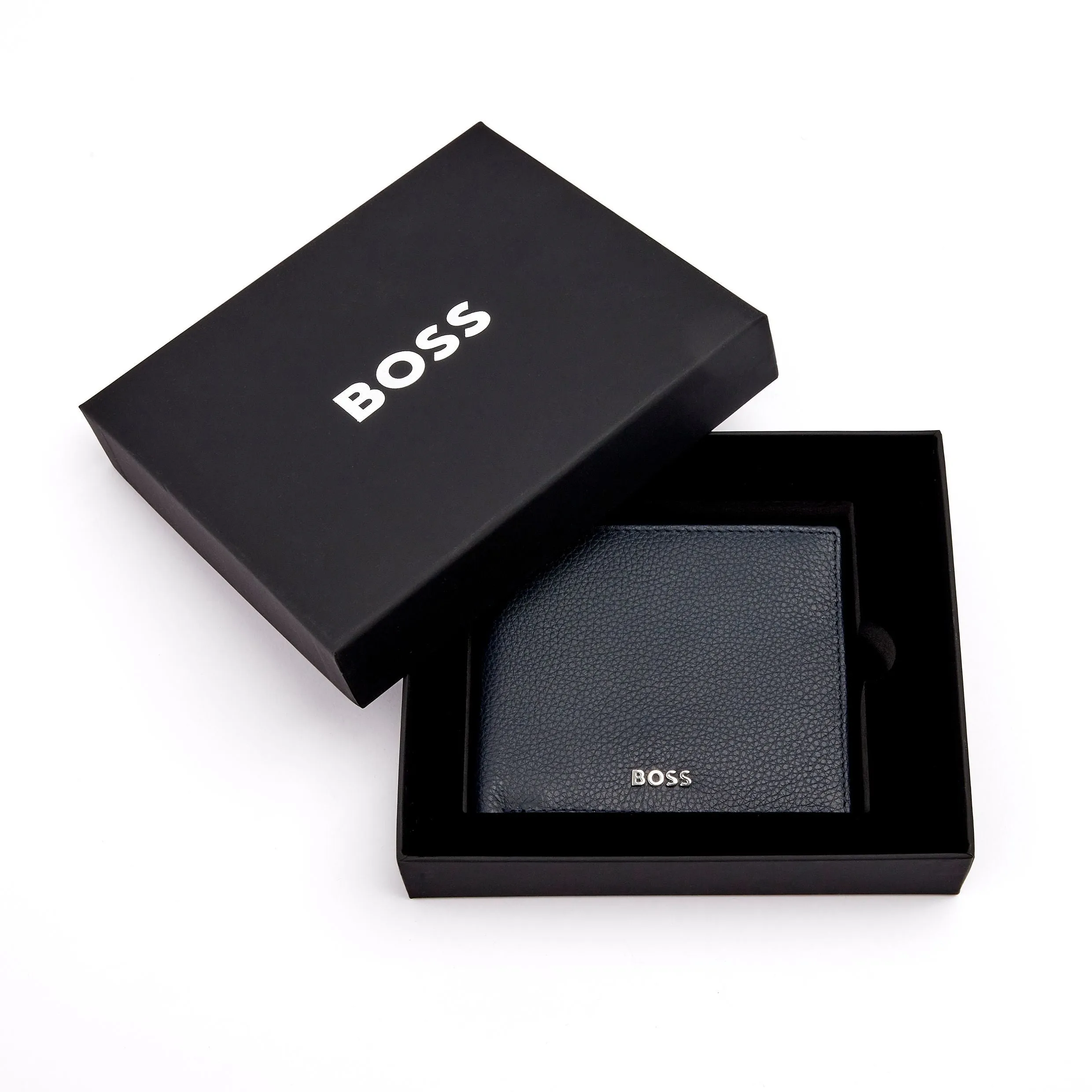 HUGO BOSS HLN416N - Money wallet with flap Classic Grained Navy