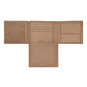 HUGO BOSS HLN416X - Money wallet with flap Classic Grained Camel