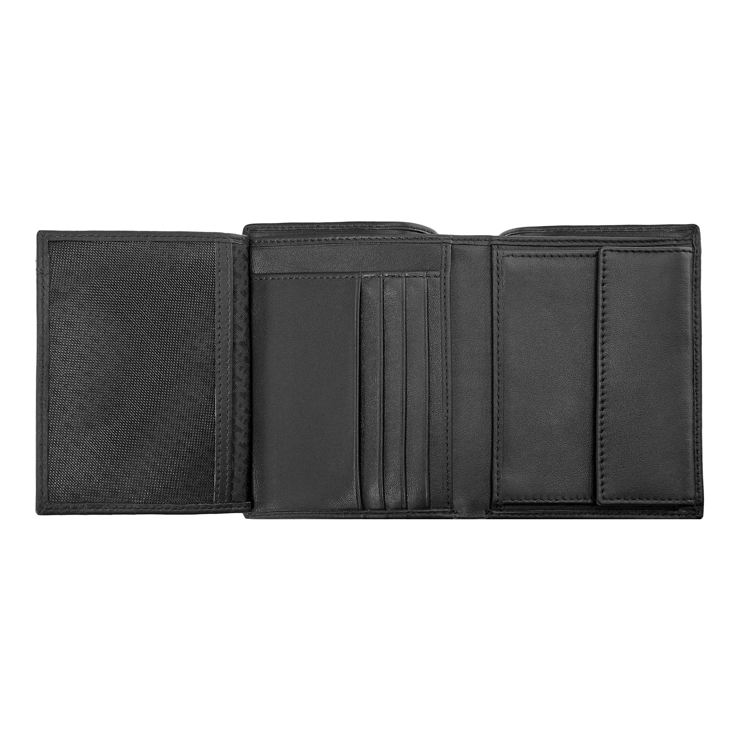 HUGO BOSS HLO403A - Money wallet Vertical flap Classic Smooth Black