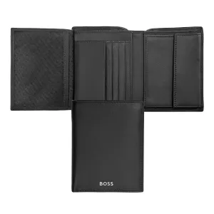 HUGO BOSS HLO403A - Money wallet Vertical flap Classic Smooth Black
