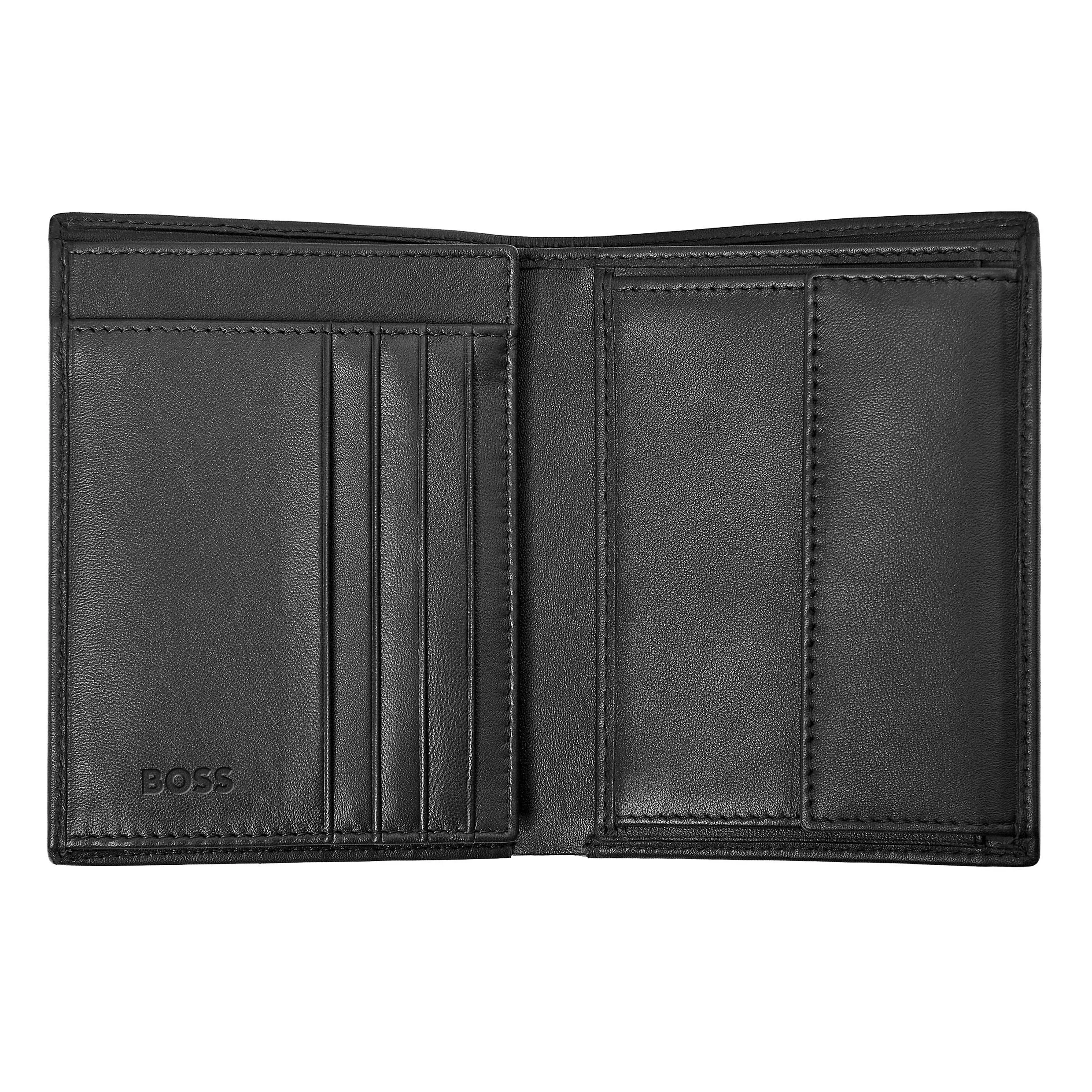 HUGO BOSS HLO403A - Money wallet Vertical flap Classic Smooth Black