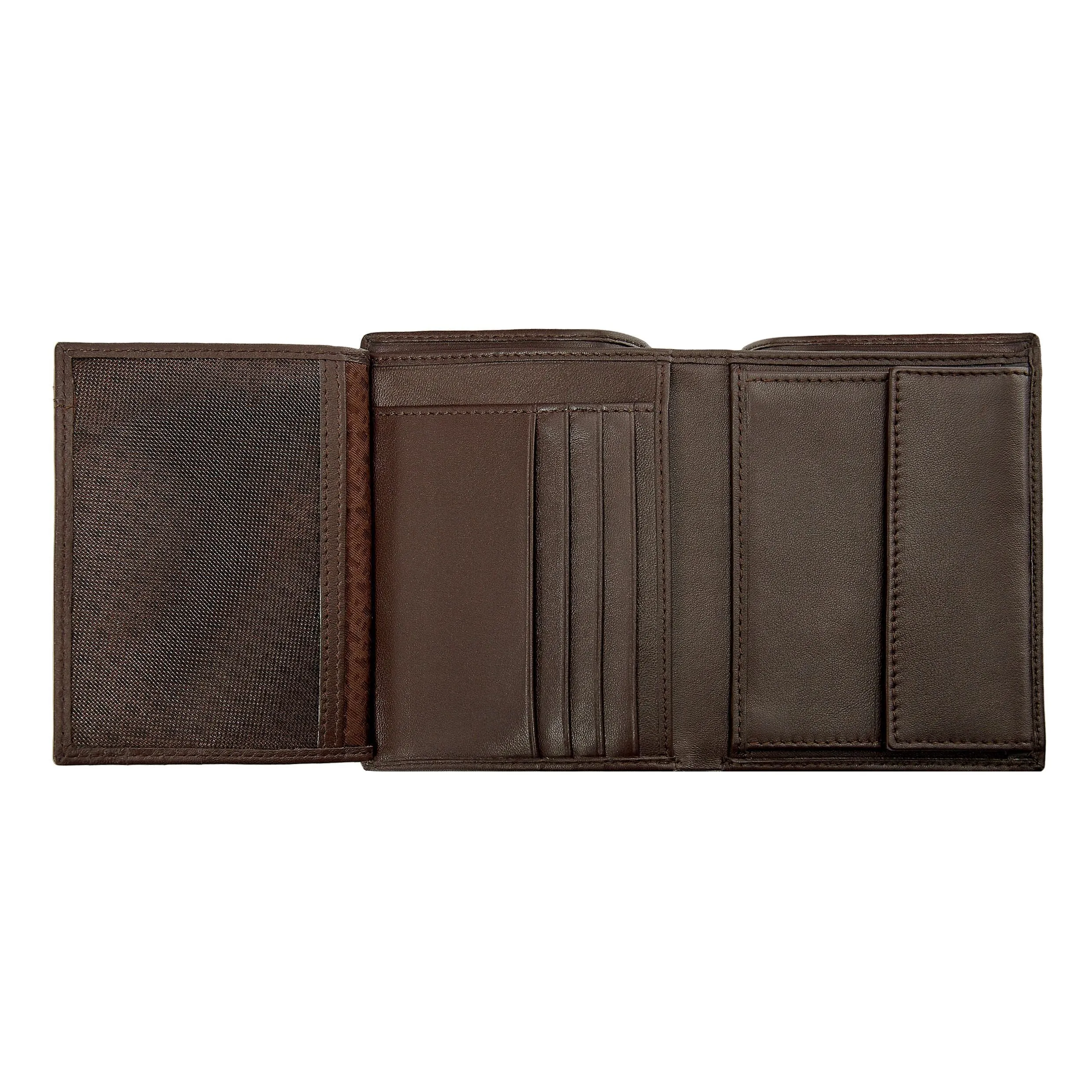 HUGO BOSS HLO403Y - Money wallet Vertical flap Classic Smooth Brown