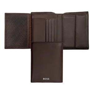 HUGO BOSS HLO403Y - Money wallet Vertical flap Classic Smooth Brown