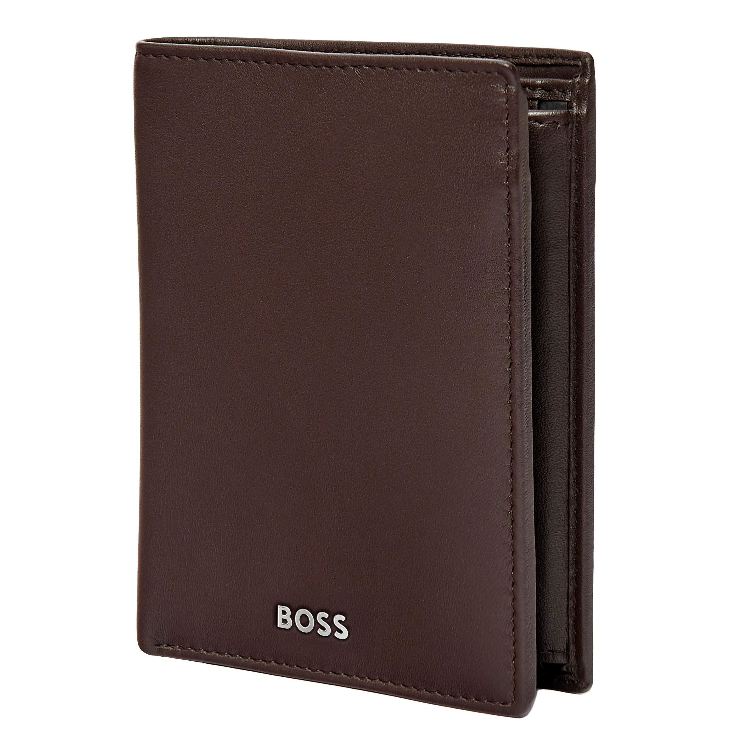 HUGO BOSS HLO403Y - Money wallet Vertical flap Classic Smooth Brown