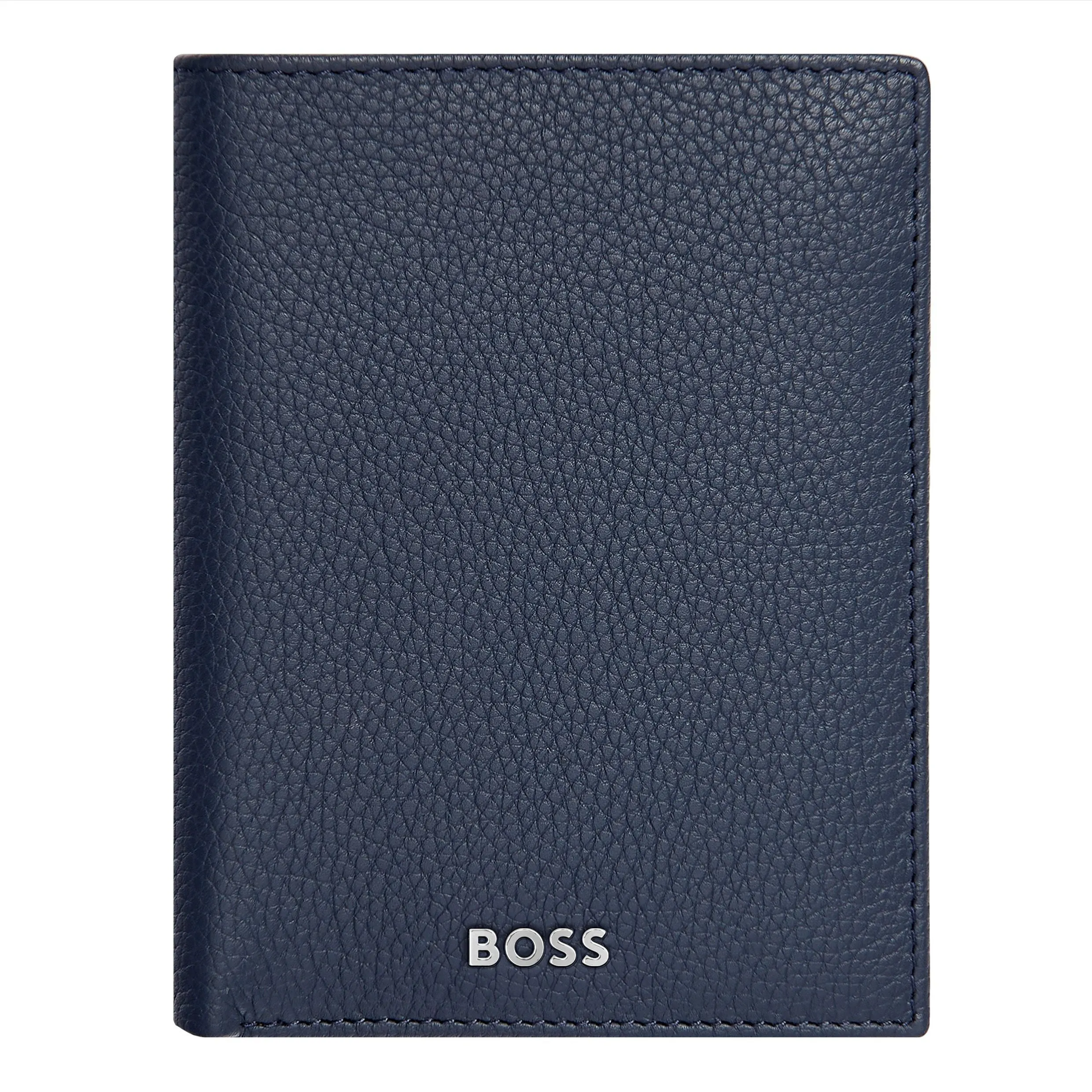 HUGO BOSS HLO416N - Money wallet Vertical flap Classic Grained Navy