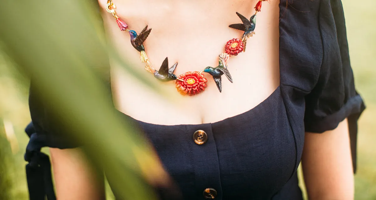 Humming Melody Statement Necklace