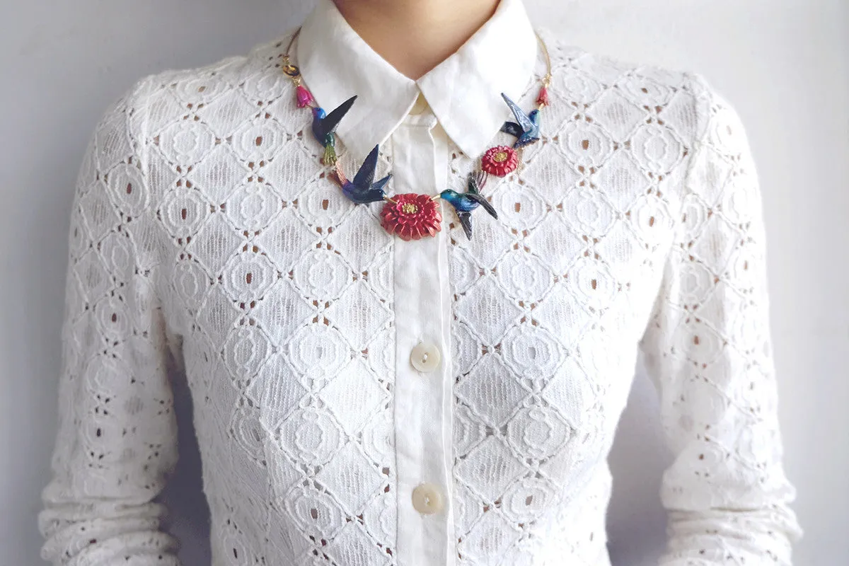 Humming Melody Statement Necklace
