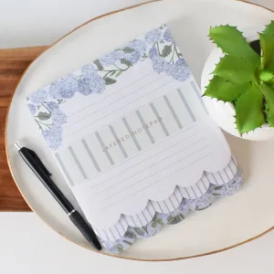Hydrangea Layered Notepad