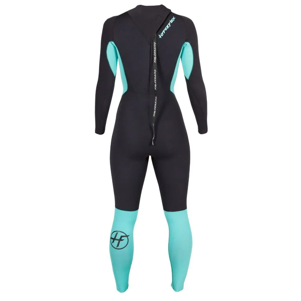 HYPERFLEX WMS VYRL 4/3 BACK ZIP BLUE