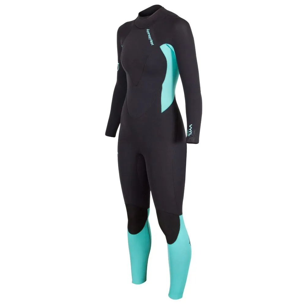 HYPERFLEX WMS VYRL 4/3 BACK ZIP BLUE