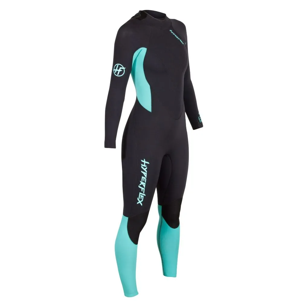 HYPERFLEX WMS VYRL 4/3 BACK ZIP BLUE