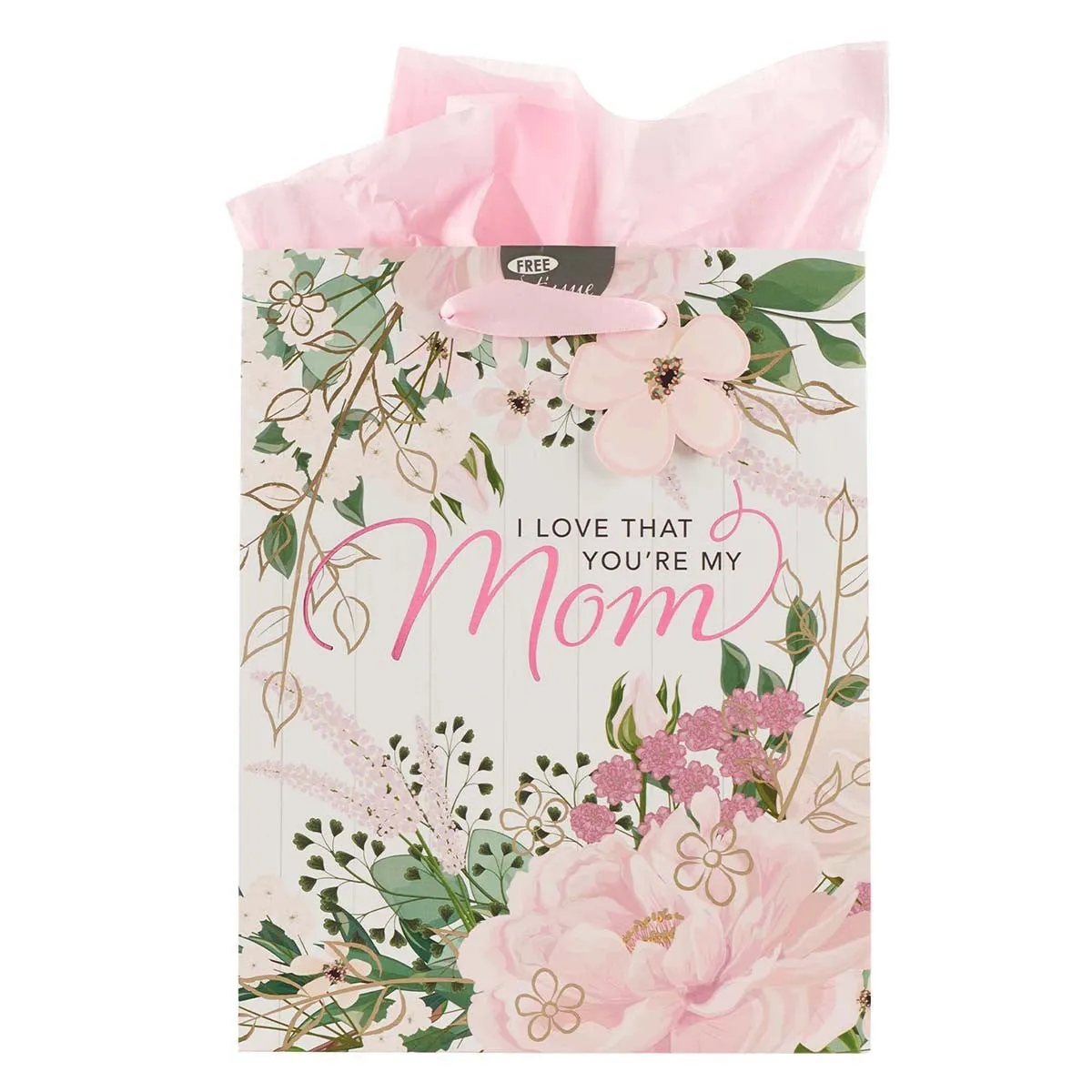I Love that You're My Mom Gift Bag with Tissue (Medium)