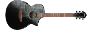 Ibanez AEWC32FM Acoustic Guitar, Black Sunset Fade