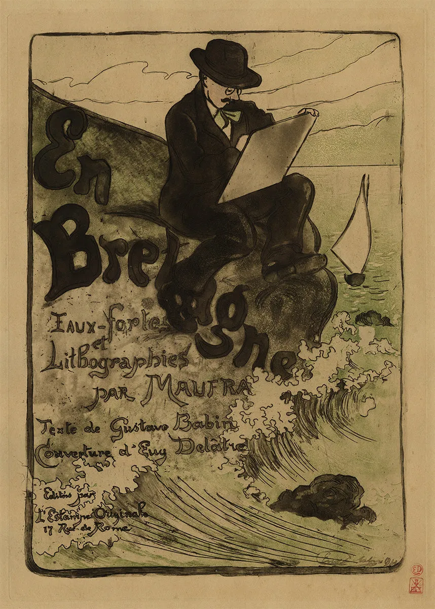 In Brittany, Etchings and Lithographs by Maxime Maufra
