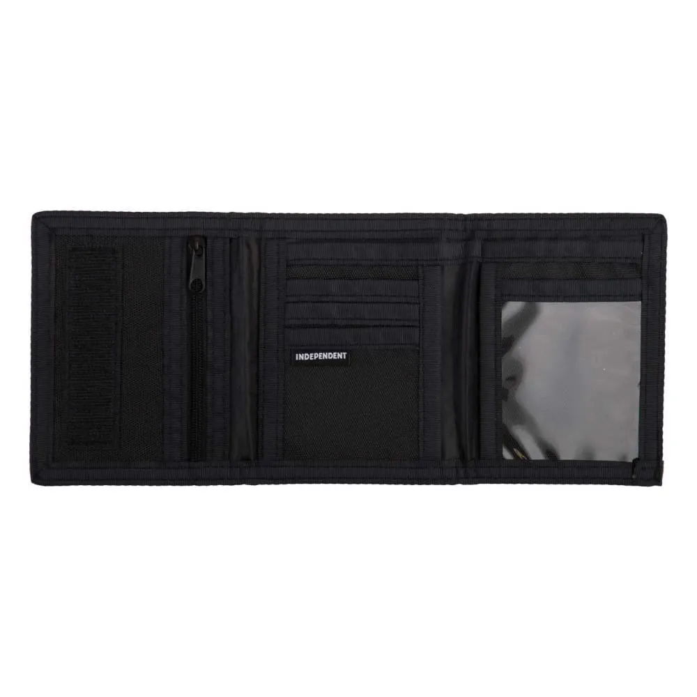 Independent Wallet Velcro Bar Logo Wallet Black - O/S