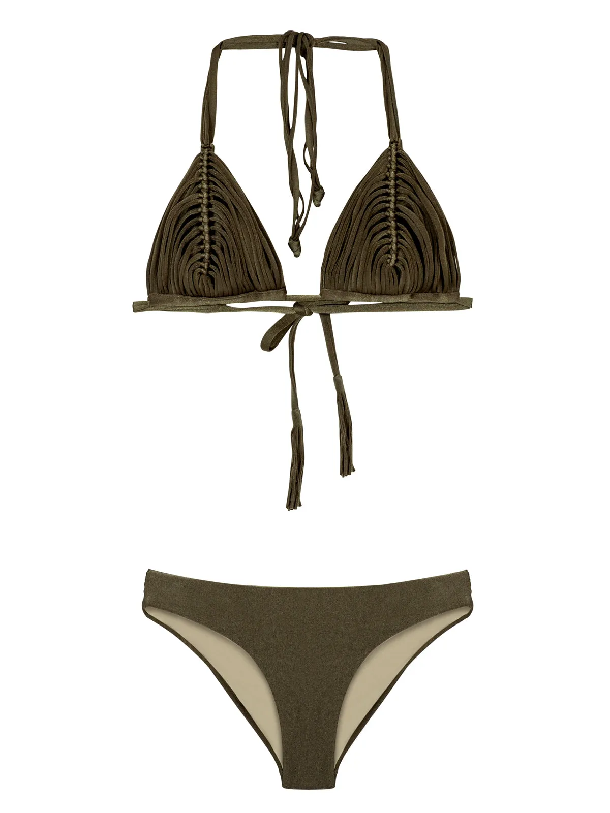 Isla Tri-Basic Ruched