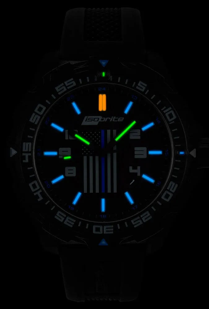 Isobrite ISO3005 Law Enforcement Limited Edition T100 Tritium Illuminated  Watch
