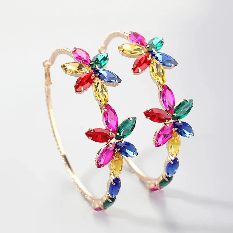 JASMINE HOOP EARRINGS