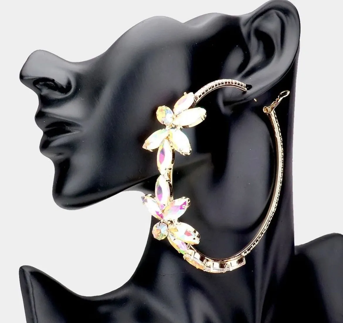 JASMINE HOOP EARRINGS