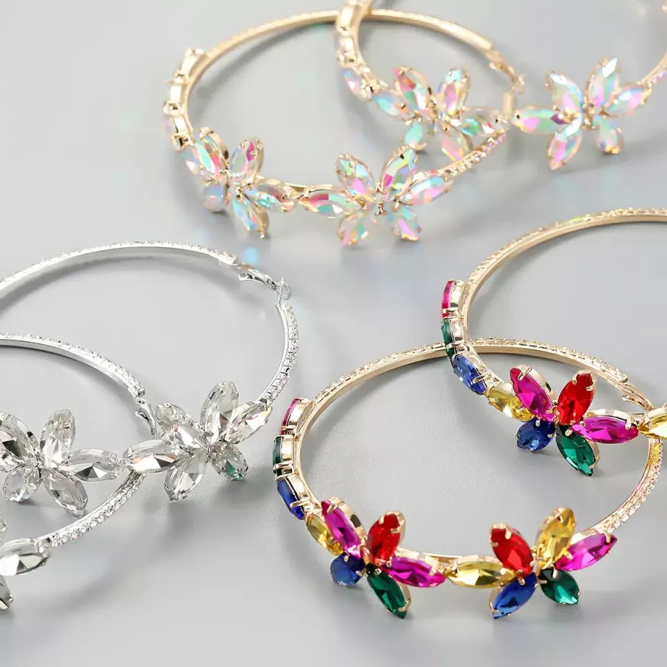 JASMINE HOOP EARRINGS