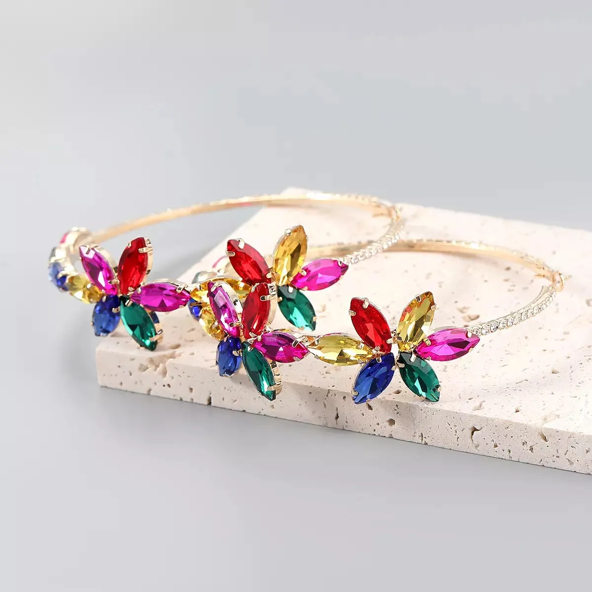 JASMINE HOOP EARRINGS