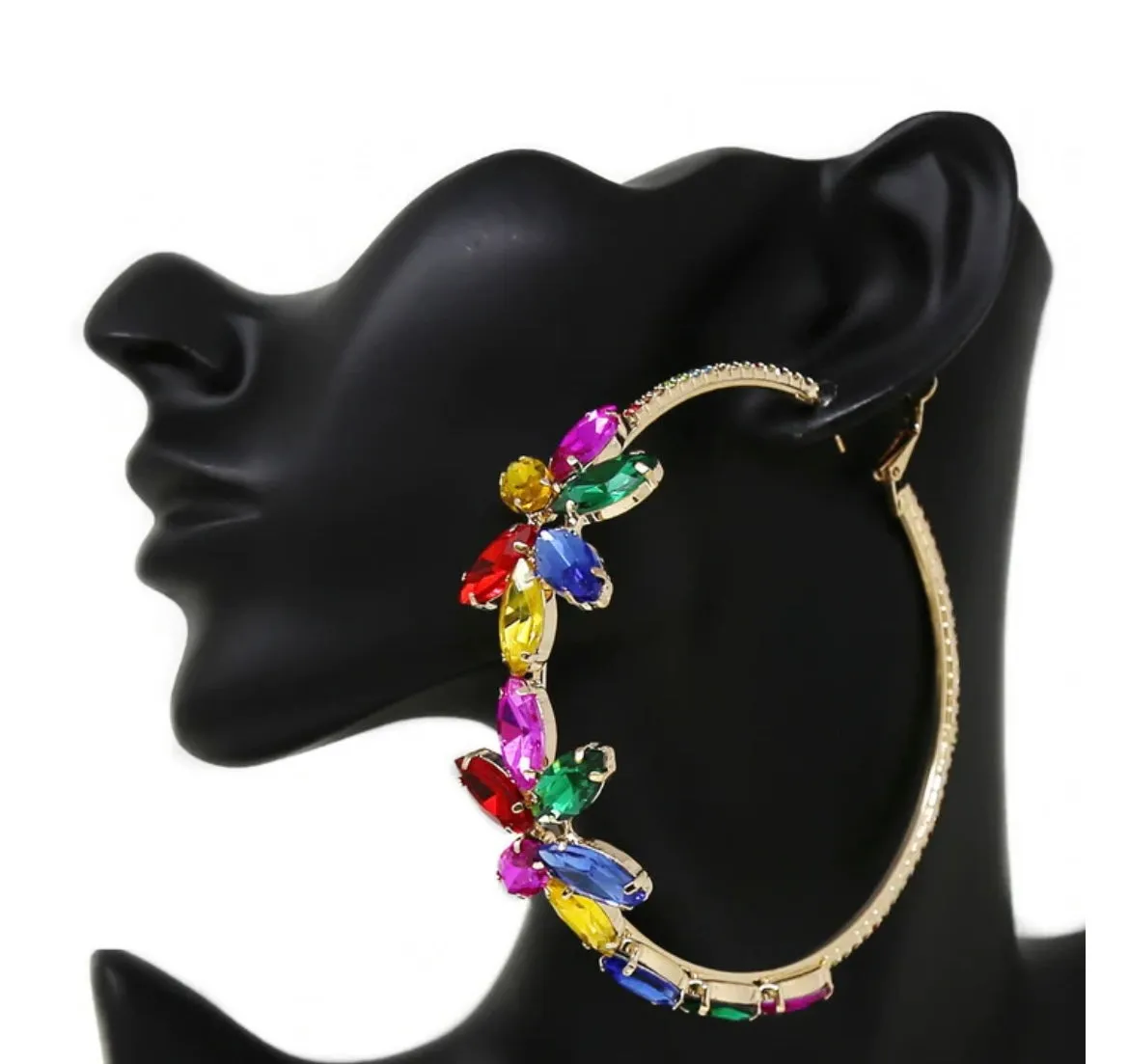 JASMINE HOOP EARRINGS