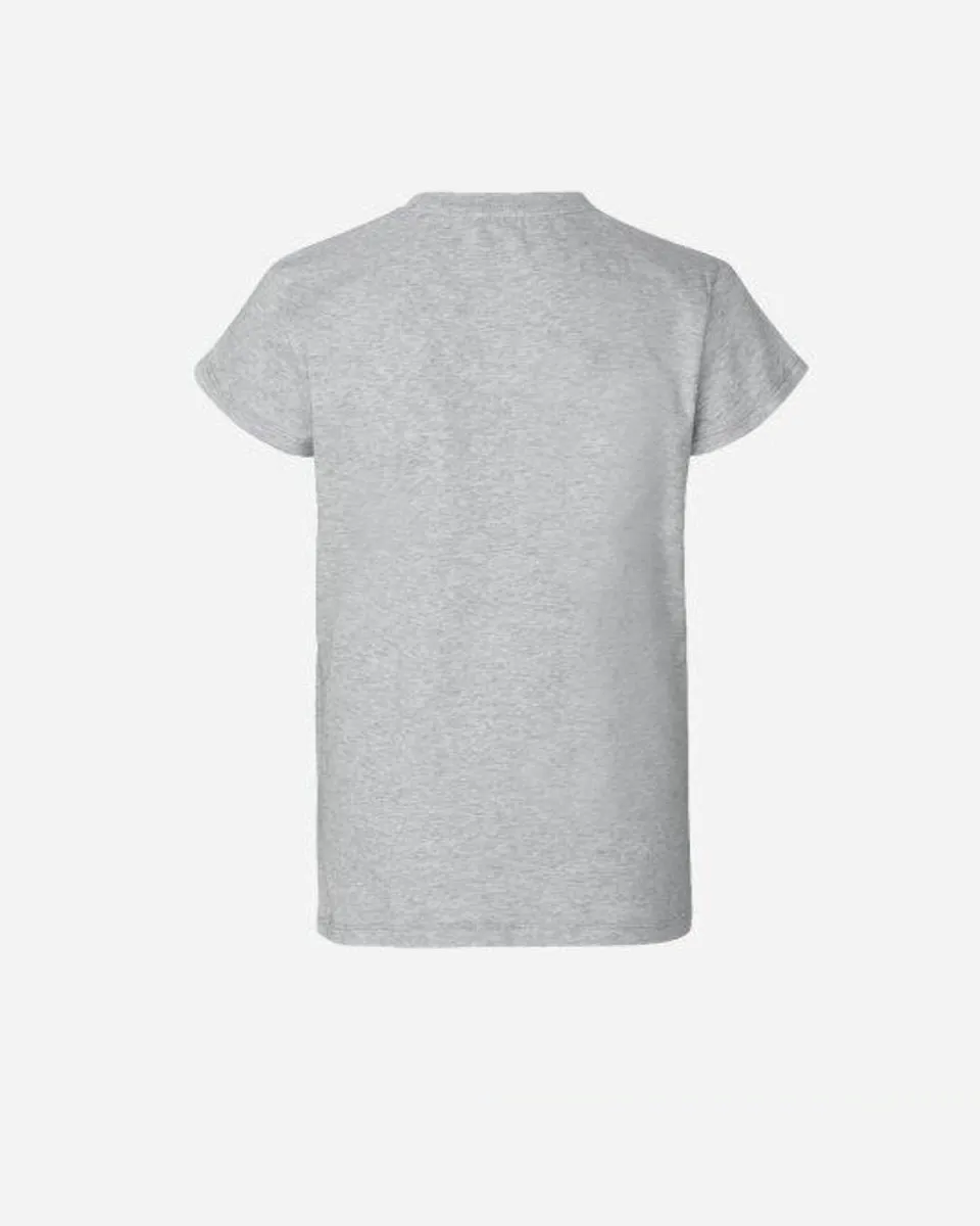 Jersey Dip Tuvina Print - Grey Melange