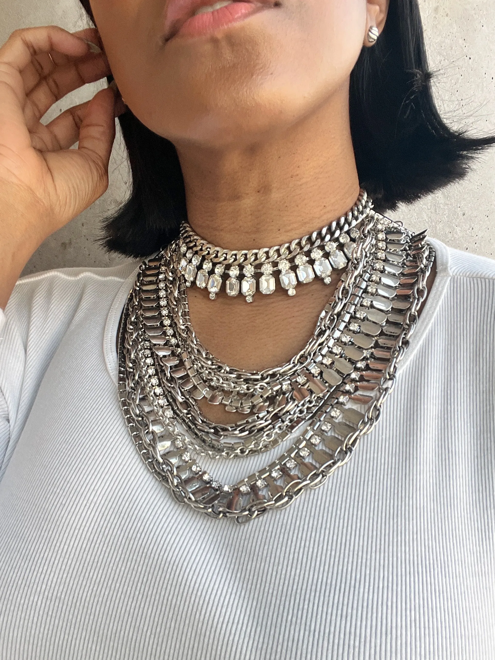 Jeweled Statement Choker