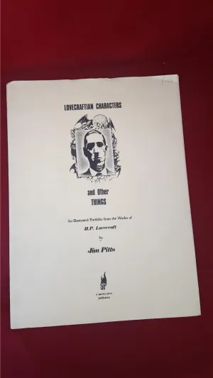 Jim Pitts - Lovecraftian Characters, Illustrated Portfolio, Spectre Press, 1976, Signed, First