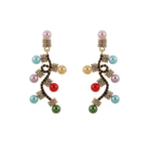 Jingle Bell Swarovski Statement Earrings