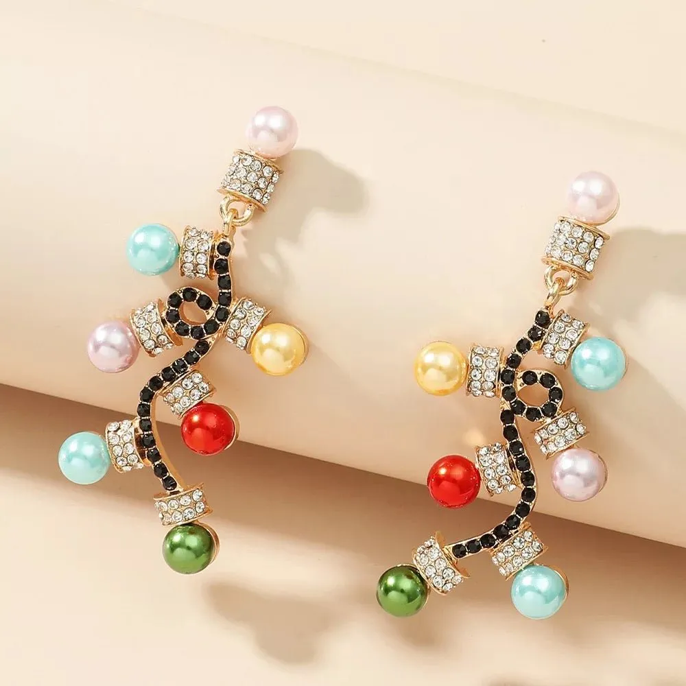 Jingle Bell Swarovski Statement Earrings