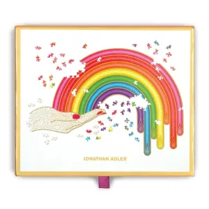 Jonathan Adler Rainbow Hand 750 Piece Shaped Jigsaw Puzzle