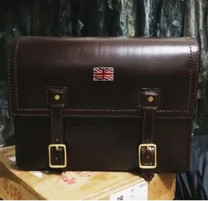 KB-TSADB - Triumph Bonneville Strapped Saddle Bag w/ Union Jack Pin