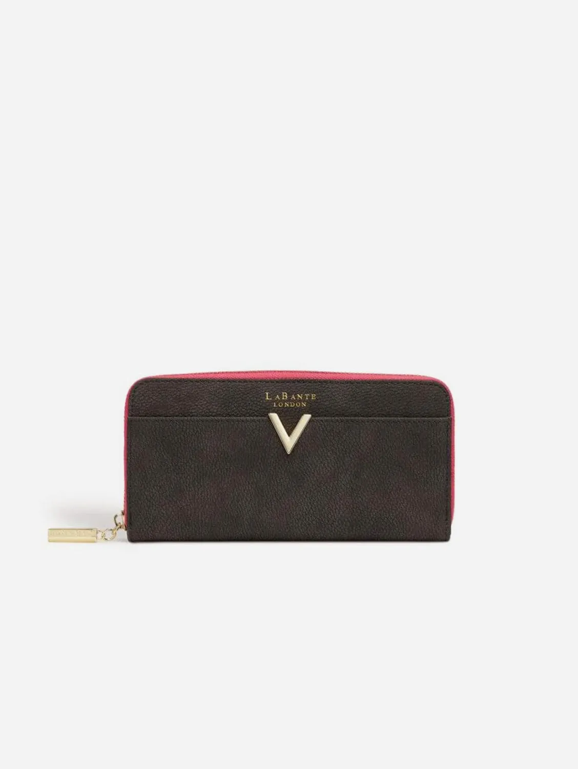 Kindness Vegan Leather Two-Tone Wallet | Dark Grey