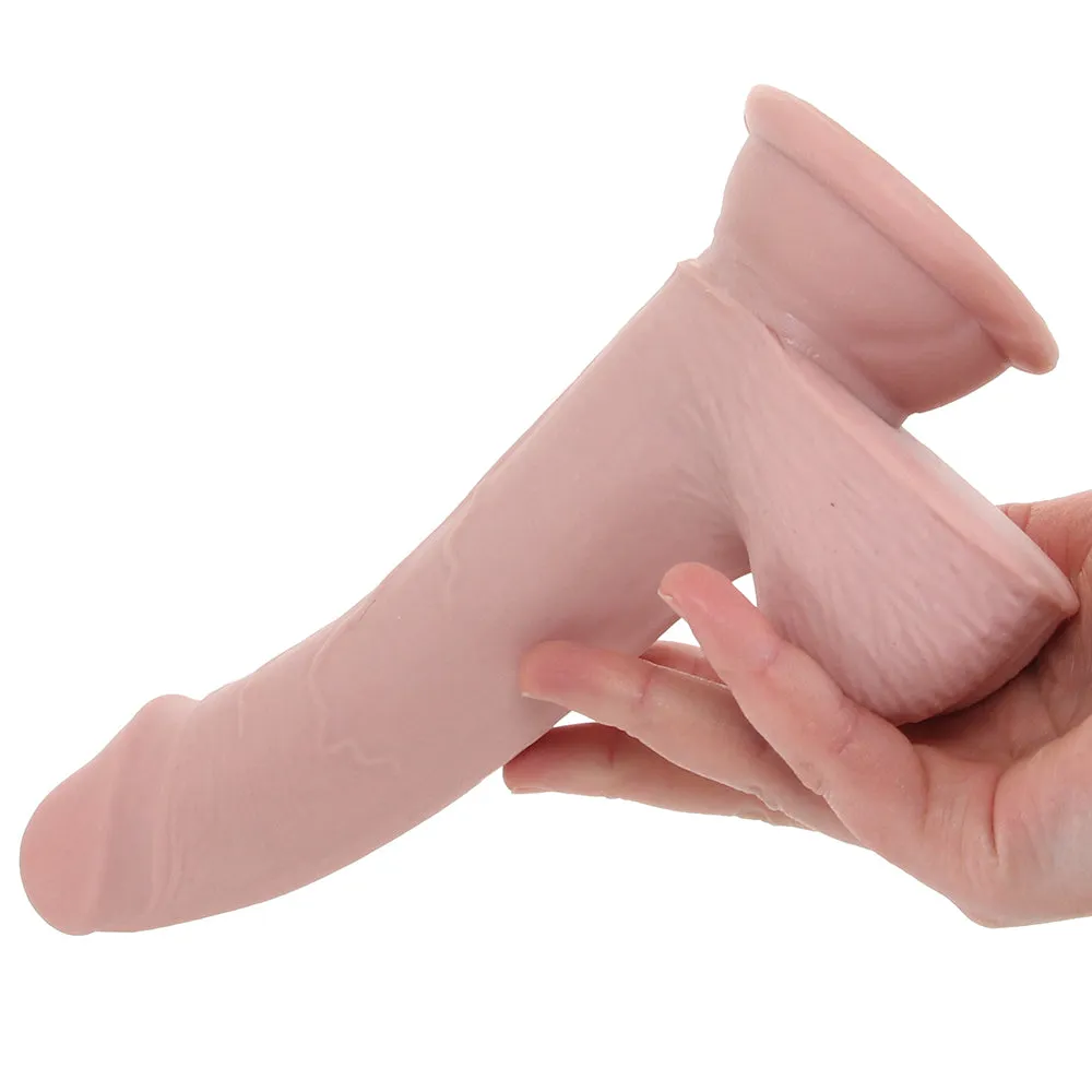 King Cock Plus Triple Density 7.5 Inch Ballsy Cock in Light