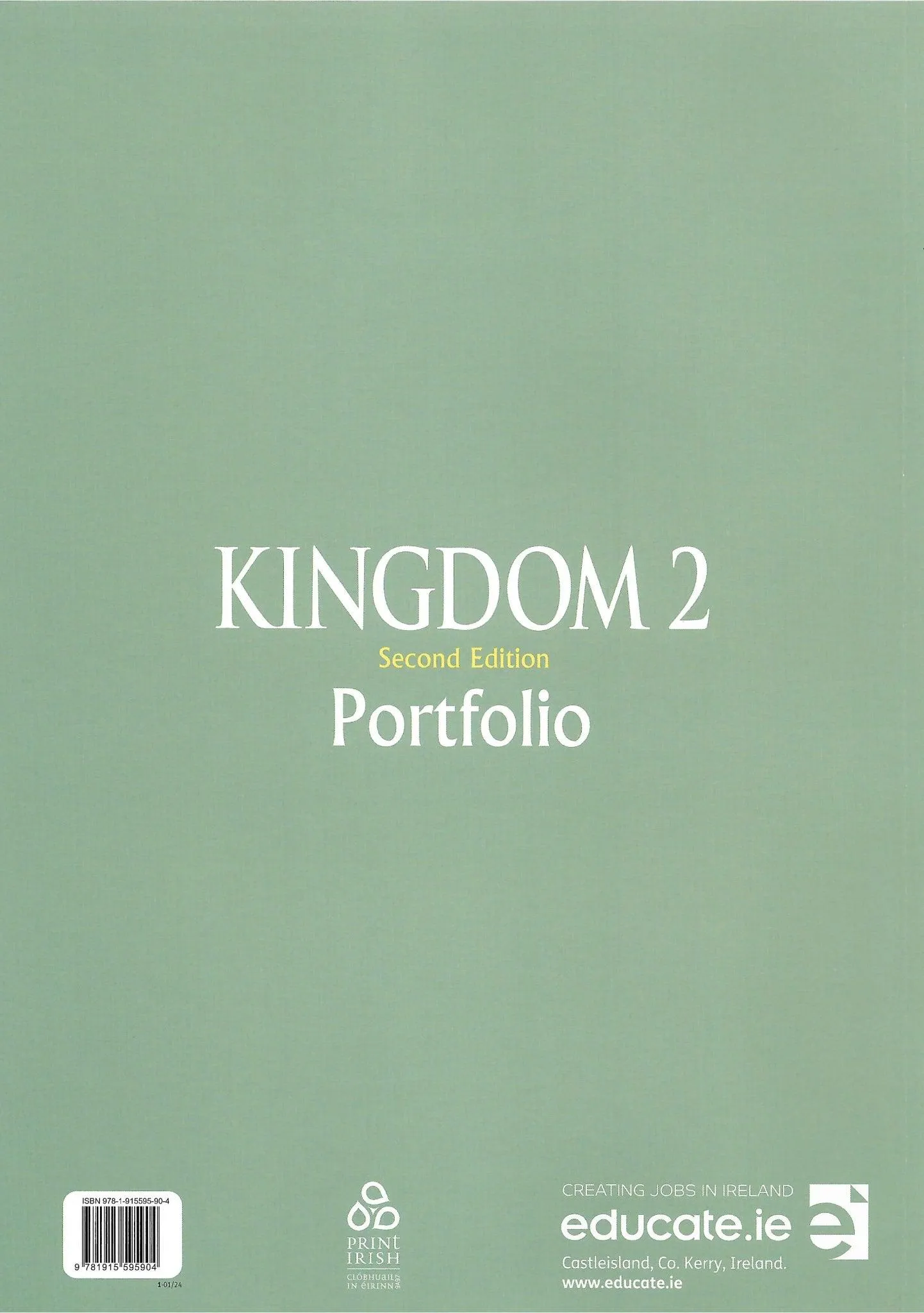 Kingdom 2 - Portfolio Book Only - 2nd / New Edition (2024)