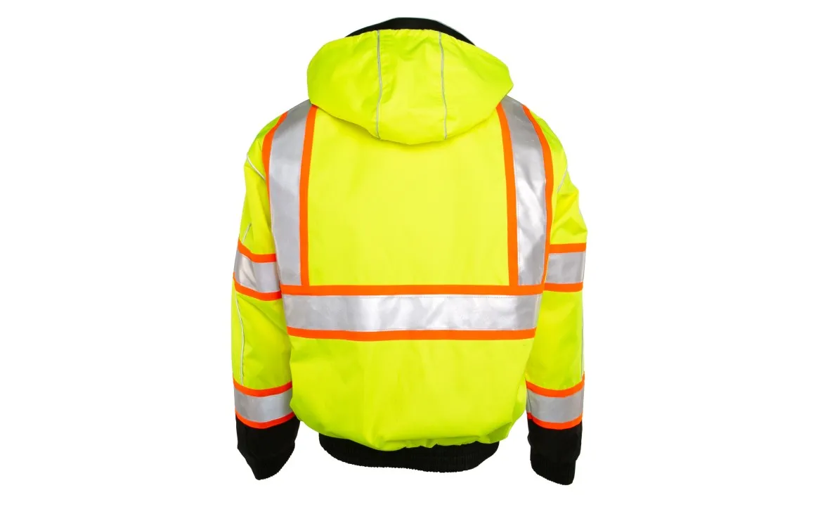Kishigo Brilliant Series Premium Bomber Jacket, Class 3