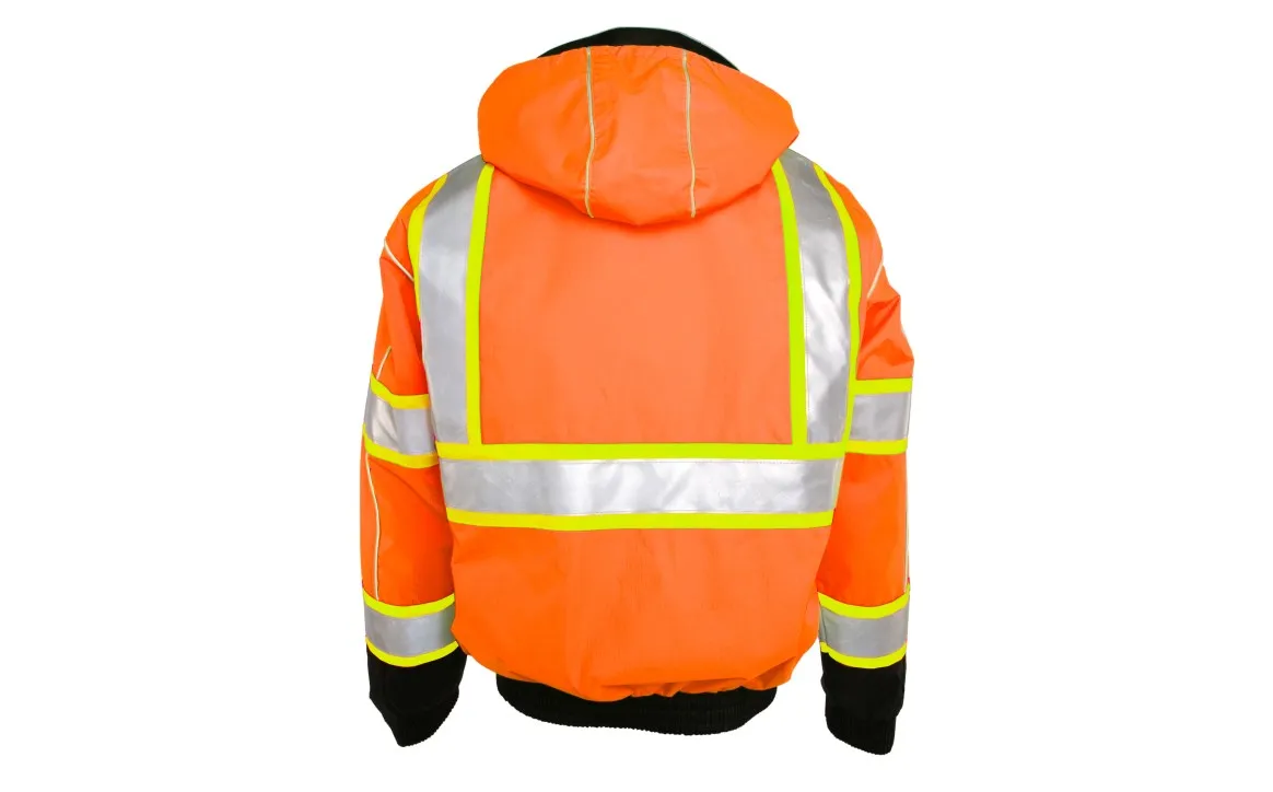 Kishigo Brilliant Series Premium Bomber Jacket, Class 3