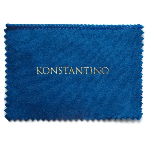 Konstantino Men's Savros Collection Sterling Silver and 18K Gold Spinel Ring