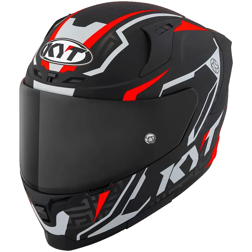 KYT Striker #02 Helmet (Matt Black Red)