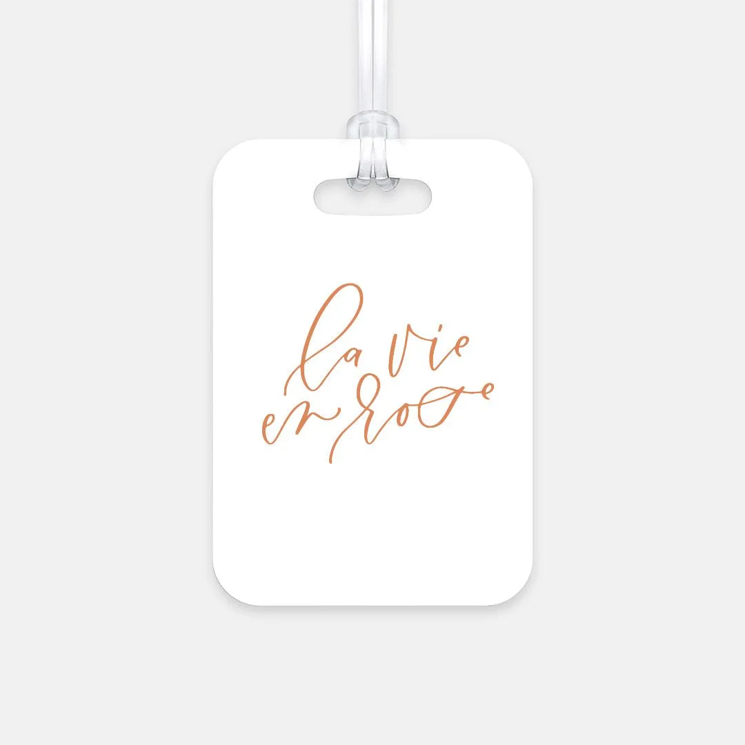 La Vie En Rose Luggage Tag