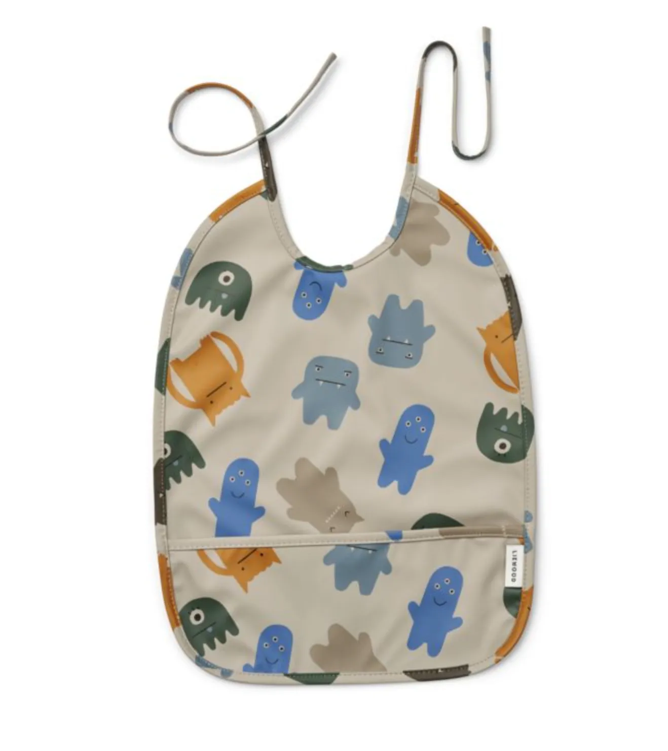 Lai Bib - Monsters Blue Mix