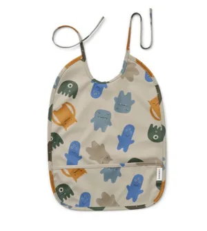 Lai Bib - Monsters Blue Mix