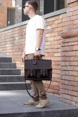 Laptop Satchel Bag with Laser Engraving