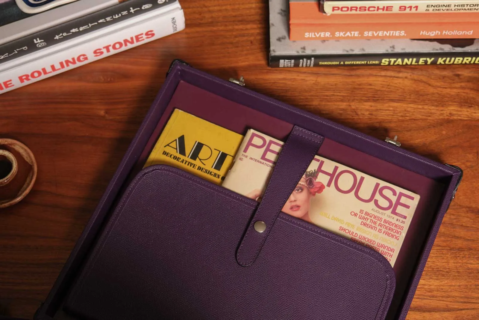 Large Collectors Briefcase - Royal Purple