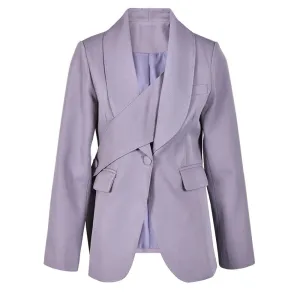 Lavender Crossbody Blazer