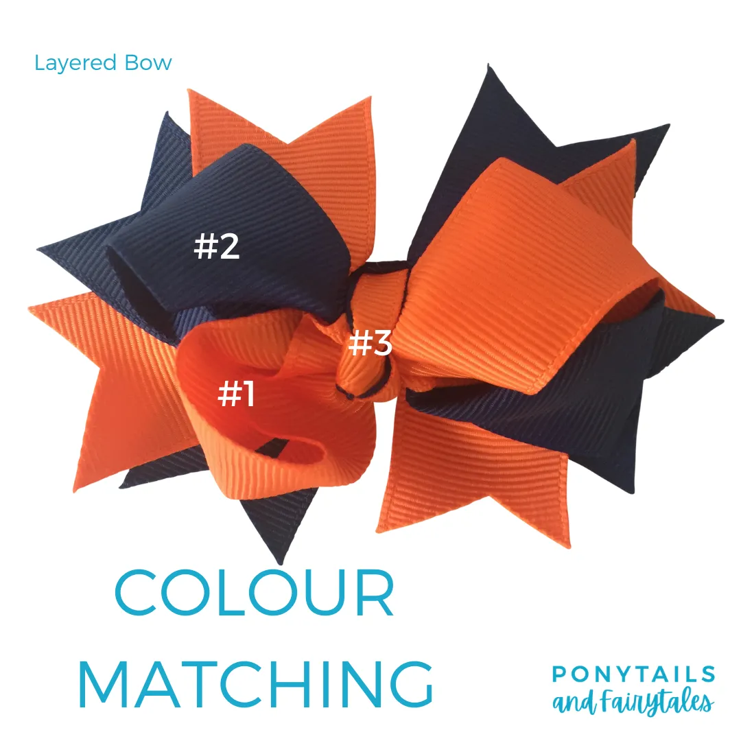 Layered Bows - Multi Colour