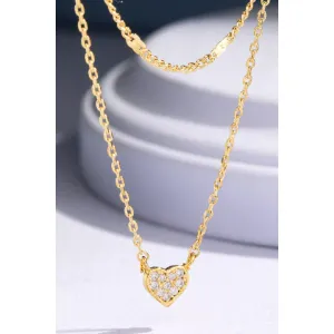 Layered Heart Necklace