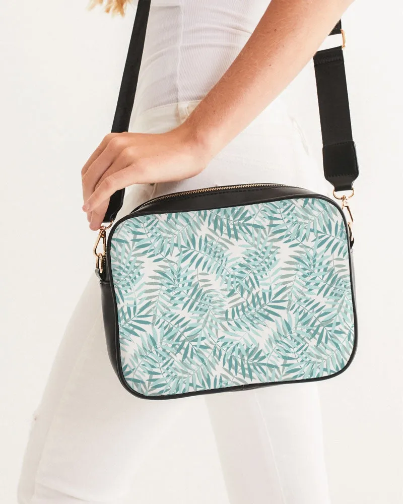 Layered Palms Crossbody Bag
